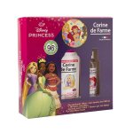 Coffret princesses enfant avec eau parfum�e gel douche 2 en 1 et serviette microfibre multicolore
