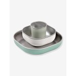 Coffret - repas 3 pi�ces inox sage green