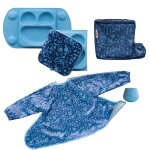 Coffret repas 4 accessoires bleu multi - coloured