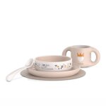 Coffret repas b�b� + 6 mois wonderland rose