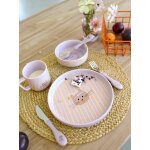 Coffret repas porcelaine enfant lilas