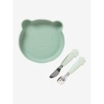 Coffret repas en silicone ours hellgr�n