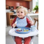 Coffret repas en silicone set baby blue