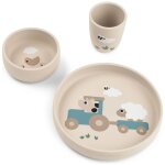 Coffret repas ventouse elephant sable