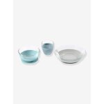 Coffret repas en verre x duralex bleu