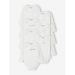 Coffret semainier de 7 bodies naissance mixte avec messages cru