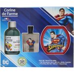 Coffret superman enfant avec eau de toilette, gel douche 3 en 1 et bo�te � go�ter multicolore