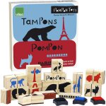 Coffret tampons pompon beige