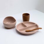 Coffret � ventouse en silicone pour b�b� caramel