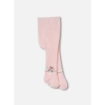 Collant beb� imprim� fleurs pink