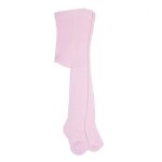 Collants bb mixte en coton biologique rose ple