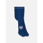 Collant avec coeur bleu