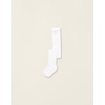 Collant en coton anti - bouloches blanc Collant en coton anti - bouloches blanc