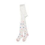 Collants fille blanc casse