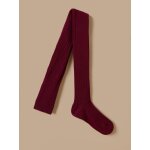 Collants � c�tes fille cerise