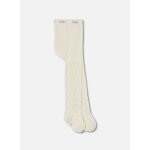 Collant fille avec strass blanc
