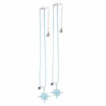 Collier d'amiti� bff sisters forever reine de glace - lot de 2 pi�ces bleu