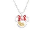 Collier minnie mouse birthstone jaune