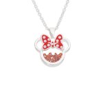 Collier minnie mouse birthstone orange