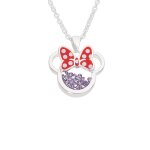 Collier minnie mouse birthstone violet