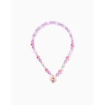 Collier avec perles / pendentif hello kitty rose clair Collier avec perles / pendentif hello kitty rose clair