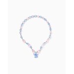 Collier avec perles / pendentif stitch lilo et stitch rose clair