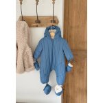 Combi pilote avec moufles et pieds amovibles polarmoon bleu