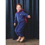 Combi pyjama super hros : cape + masque dtachable bleu roi