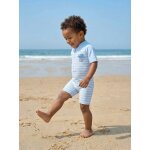 Combinaison anti - uv b�b� couche int�gr�e bleu ciel