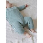 Combinaison b�b� en coton bleu danube