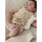 Combinaison b�b� gar�on sans manche jaune