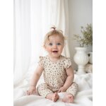 Combinaison b�b� en gaze de coton �cru