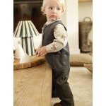 Combinaison bb en velours ctel anthracite