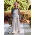 Combinaison en coton � motif vichy b&s vert clair