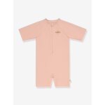 Combinaison enfant anti - uv l�ssig manches courtes rose nude