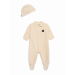 Combinaison gar�on avec bonnet beige