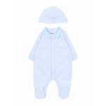 Combinaison gar�on avec bonnet bleu ciel