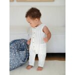 Combinaison en gaze de coton naissance �cru