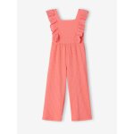Combinaison pantalon fille � volants corail