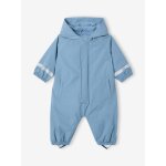Combinaison pluie capuche bleu jean