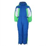 Combinaison de ski garon eplem bleu / anis
