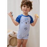 Combishort de bain b�b� brasilia bleu