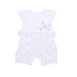 Combishort bb en coton bio emma blanc