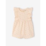 Combishort b�b� fille manches volant�es �cru