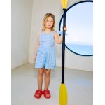 Combishort en coton avec imprim� carolina celas x zippy bleu clair