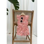 Combishort enfant en gaze de coton santa giulia orange