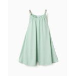 Combishort sans manches en coton � jambe large vert clair