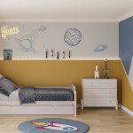 Commode 3 tiroirs - gamme daphn� cr�me