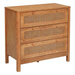 Commodes 3 tiroirs - tiria marron