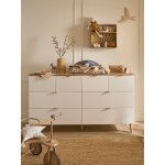 Commode double avec 8 tiroirs merveilles blanc Commode double avec 8 tiroirs merveilles blanc